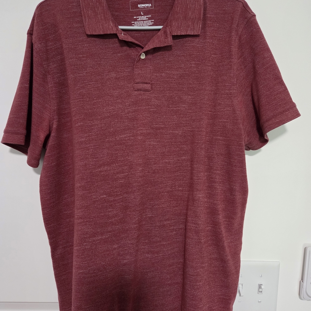 Sonoma Maroon Polo Shirt